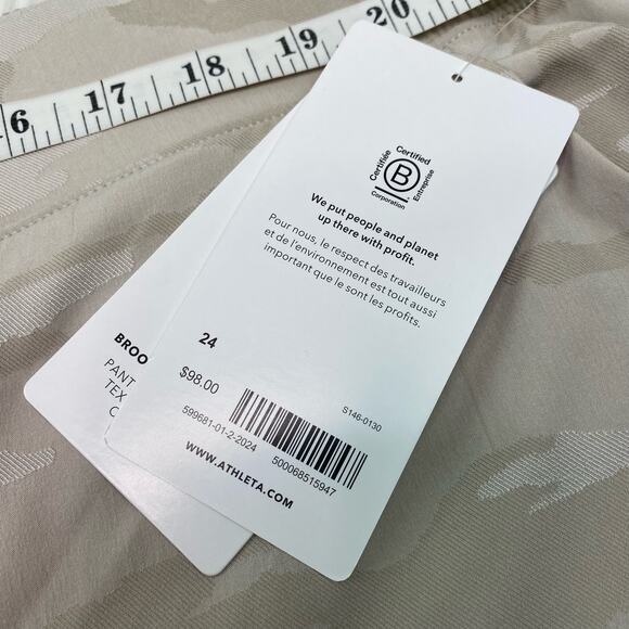 Athleta Women's Brooklyn Camo Jogger Size 24 Tan NWT - Picture 7 of 16